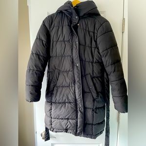 H&M Mama, Maternity Puffer Jacket, Black, Size M